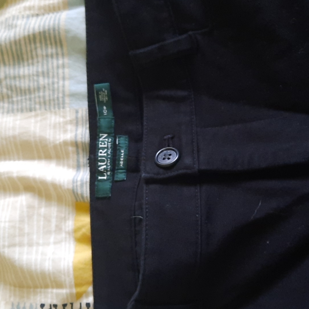 Ralph Lauren Black Cotton Pants